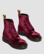 Vegan 1460 Velvet Lace Up Boots For Sale