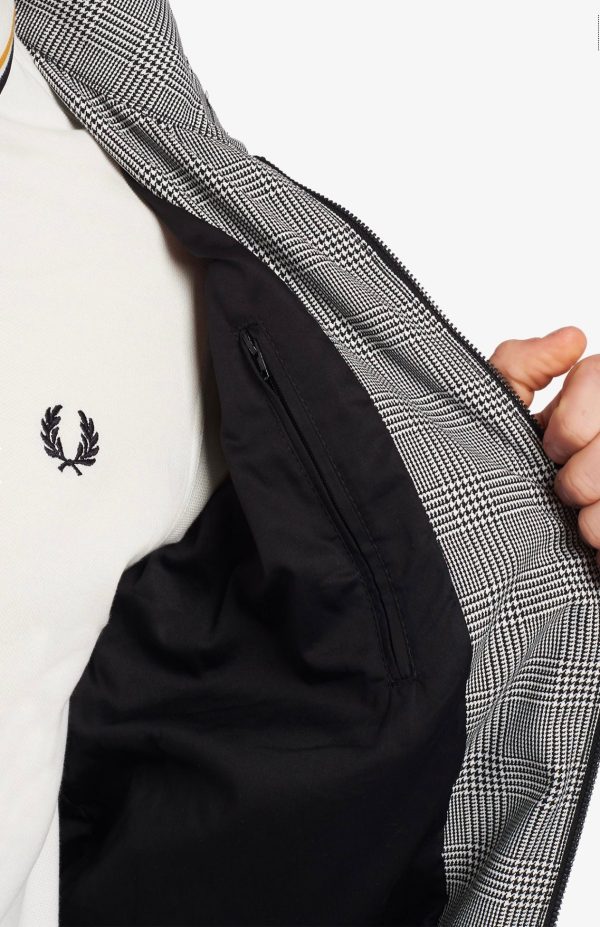 FRED PERRY PRINCE OF WALES HARRINGTON JACKET on Sale