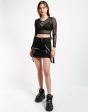 Tripp N.Y.C Black Bondage Skirt Fashion