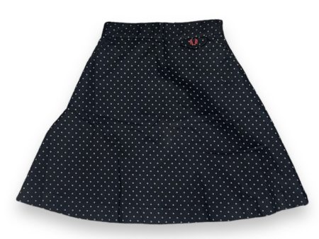 Fred Perry Black Polka Dot A-Line Skirt For Discount