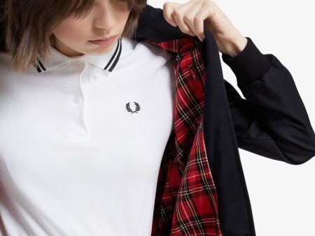 Fred Perry Classic Black Harrington Jacket (Black Laurel Wreath) Online