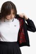 Fred Perry Classic Black Harrington Jacket (Black Laurel Wreath) Online