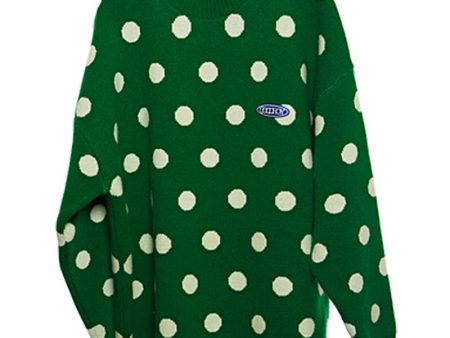 Big Logo Dots Sweater [ship immediately!] Supply