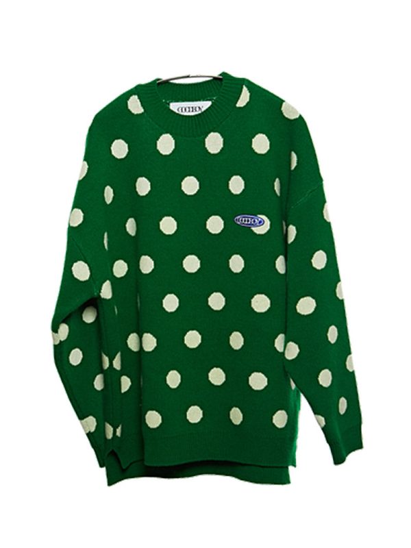 Big Logo Dots Sweater [ship immediately!] Supply