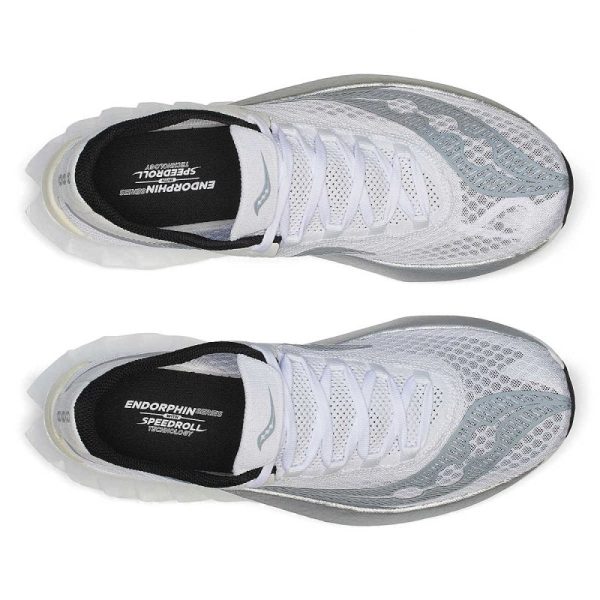 Saucony Men s Endorphin Pro 4 - White Silver Online Hot Sale