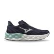 Mizuno Women s Wave Sky 8 - India Ink Silver Sale