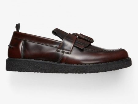 Fred Perry X George Cox Tassel Loafer Oxblood Discount