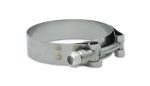 Vibrant SS T-Bolt Clamps Pack of 2 Size Range: 3.28in to 3.60in O.D. For use with 3in I.D. couplings Supply