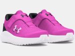 Under Armour Girls Toddler UA Surge 4 AC - Vivid Magenta Black Stellar Pink Hot on Sale