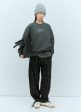 GANNI T3885 GREY ISOLI OVERSIZED SWEATSHIRT For Cheap