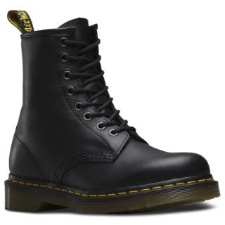 1460 Black Nappa Leather Lace Up Boots For Cheap