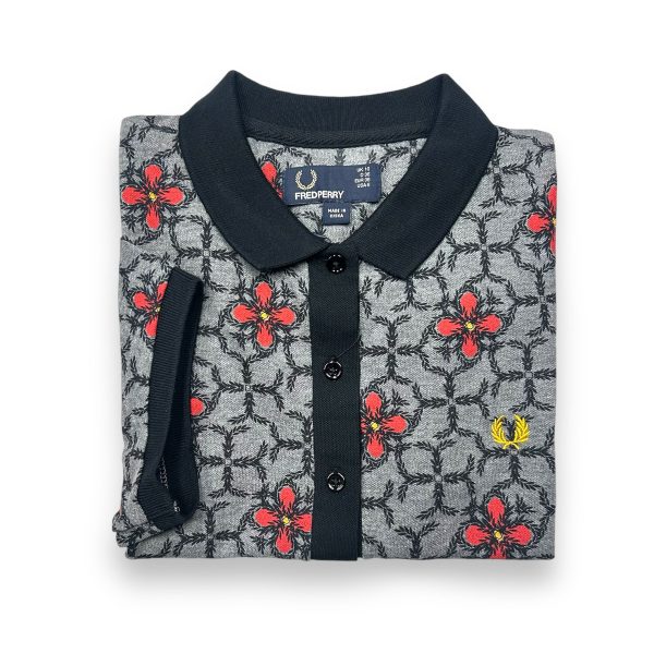 Ladies Floral Print Fred Perry Shirt Online Sale