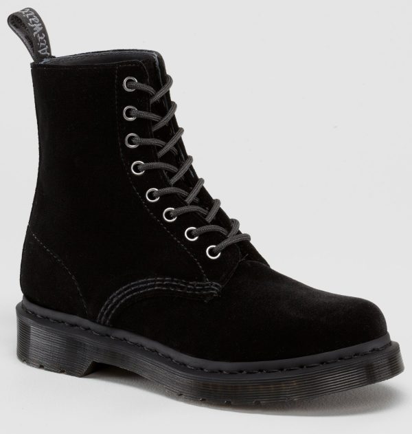 Page Black Velvet Boots on Sale