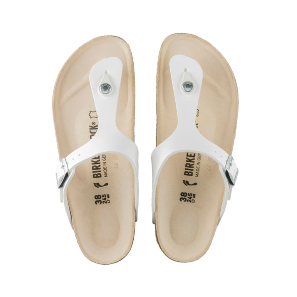 Birkenstock Gizeh White Birko-Flor Discount