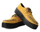 T.U.K MUSTARD MF FABRIC D-RING INTERLACE VIVA II CREEPER For Sale