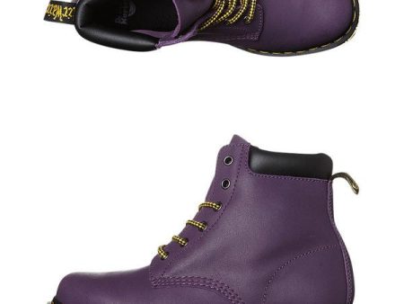 939 PURPLE GREASY SUEDE BOOT Online