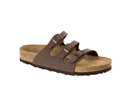 Birkenstock Florida Mocca BirkiBuc (Soft Footbed) Online now