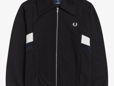 TOWELLING STRIPE TRACK JACKET Sale