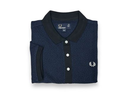 Ladies Leopard Printed Fred Perry shirt For Sale