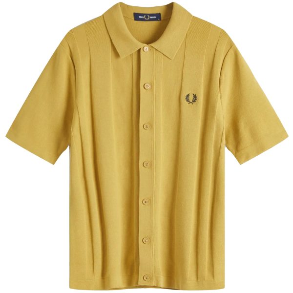 Fred Perry Button Through Short Sleeve Shirts For Sale