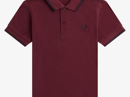 KIDS TWIN TIPPED FRED PERRY SHIRT Online now