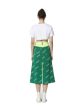 Logo Long Denim Skirt Hot on Sale