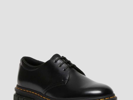 RIKARD POLISHED SMOOTH LEATHER PLATFORM SHOES For Cheap