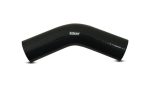 Vibrant 45 Degree Silicone Elbow 2.375in ID x 5.00in Leg Length - Black Supply