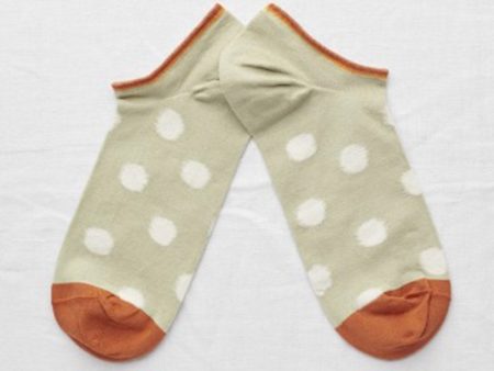 Ankle Socks Sage Polka Dot Supply