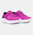 Under Armour Girls UA Surge 4 AC - Vivid Magenta Black Stellar Pink Supply