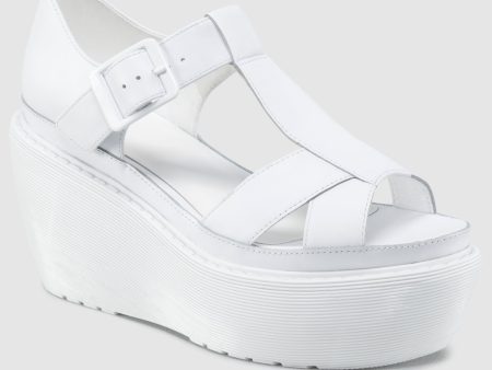 ADAYA WHITE SOFTY T PLATFORM SANDAL Fashion