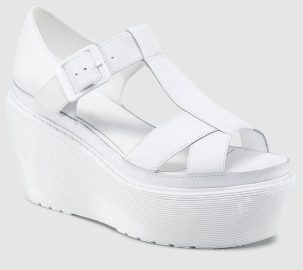 ADAYA WHITE SOFTY T PLATFORM SANDAL Fashion