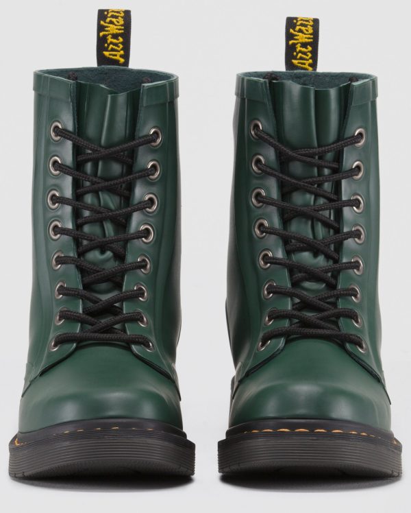 DRENCH MATTE GREEN RUBBER BOOT on Sale