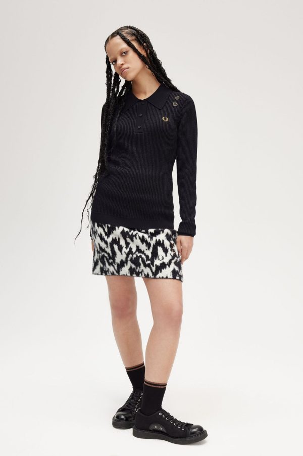 Amy Winehouse Metallic Ribbed Knit Top Online Sale