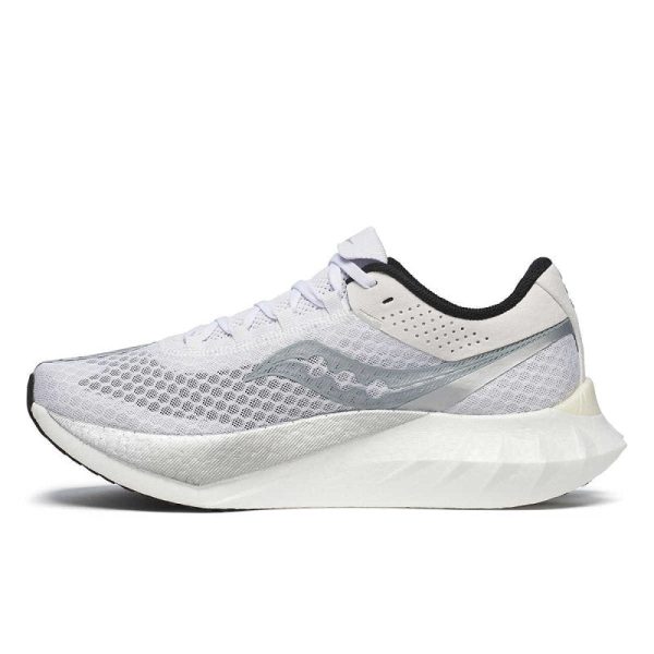 Saucony Men s Endorphin Pro 4 - White Silver Online Hot Sale