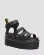 Blaire Hydro Leather Platform Strap Sandals For Sale