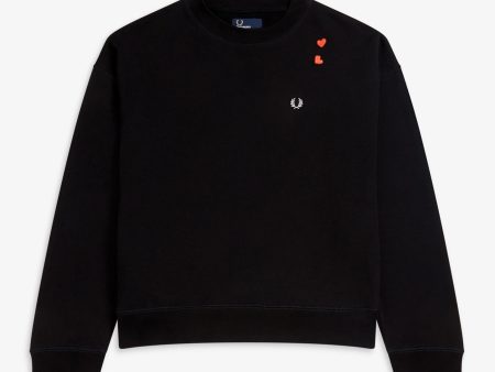 Amy Winehouse Black Embroidered 50’s Sweatshirt Online Hot Sale