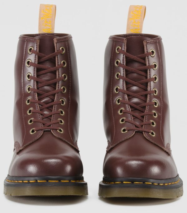 1460 Vegan Cherry Red Felix Rub Off Boot Fashion