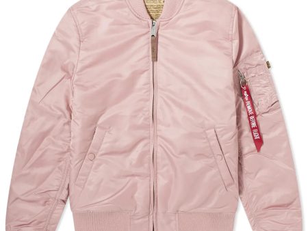 ALPHA INDUSTRIES Bomber Jacket Mauve Online now