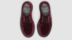 AGGY CREEPER CHERRY RED VELVET SHOE For Sale