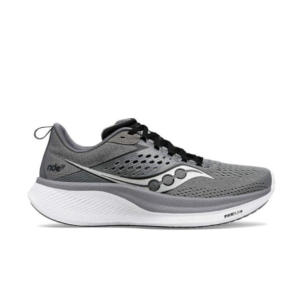 Saucony Men s Ride 17 (Wide Width) - Cinder Black Online