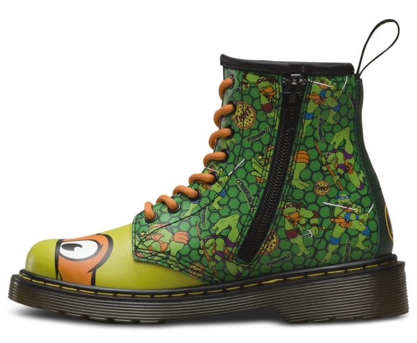 1460 Kids TMNT Mikey M Green T Lamper Boots Supply