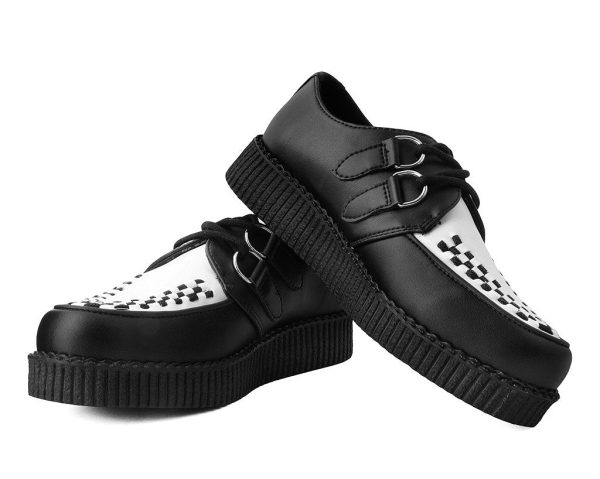 T.U.K BLACK WHITE TUKSKIN VIVA II CREEPER Discount