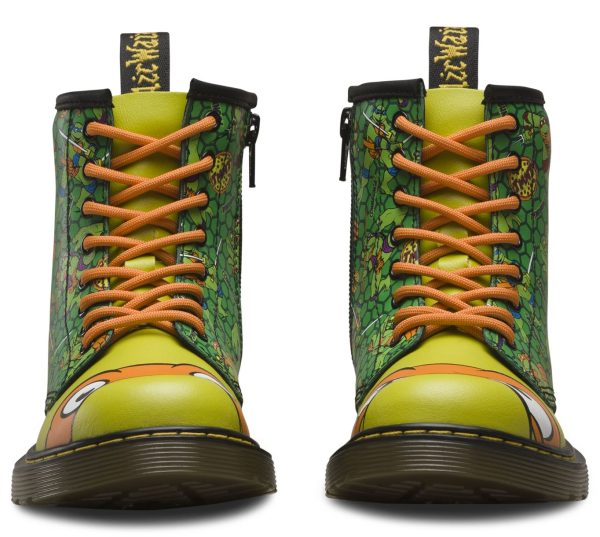 1460 Kids TMNT Mikey M Green T Lamper Boots Supply