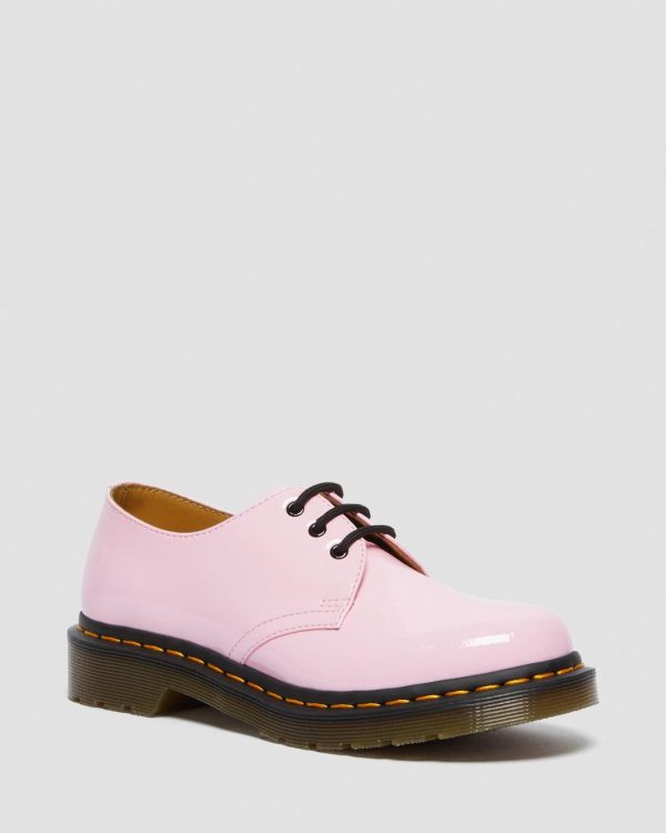 1461 Women s Pale Pink Patent Leather Oxford Shoes Hot on Sale