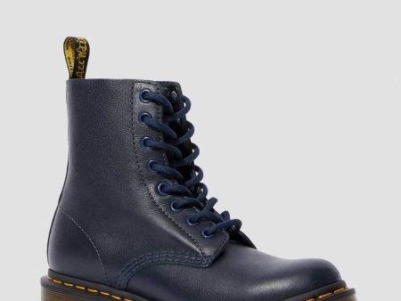 1460 Pascal Dress Blue Virginia Leather Lace Up Boots Supply