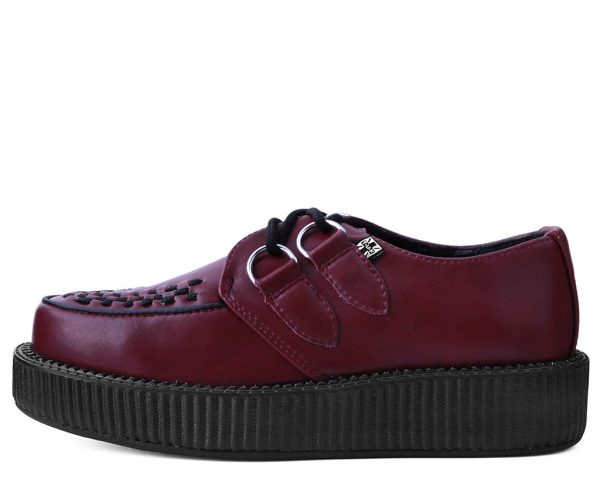 T.U.K Cherry Red TUKSkin Vegan Viva Low Creeper Supply