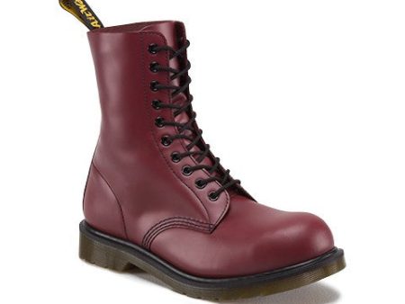 1919 CHERRY RED SMOOTH STEEL TOE BOOT For Discount