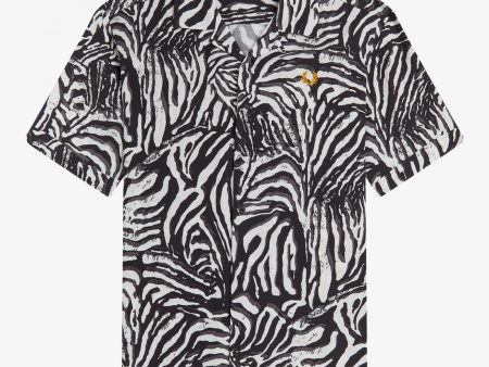 ZEBRA PRINT REVERE SHIRT Hot on Sale