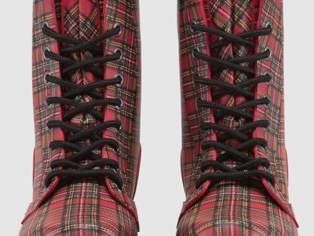 DRENCH RED STEWART TARTAN RUBBER BOOT Online Sale